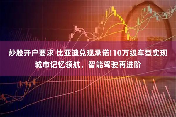 炒股开户要求 比亚迪兑现承诺!10万级车型实现城市记忆领航，智能驾驶再进阶